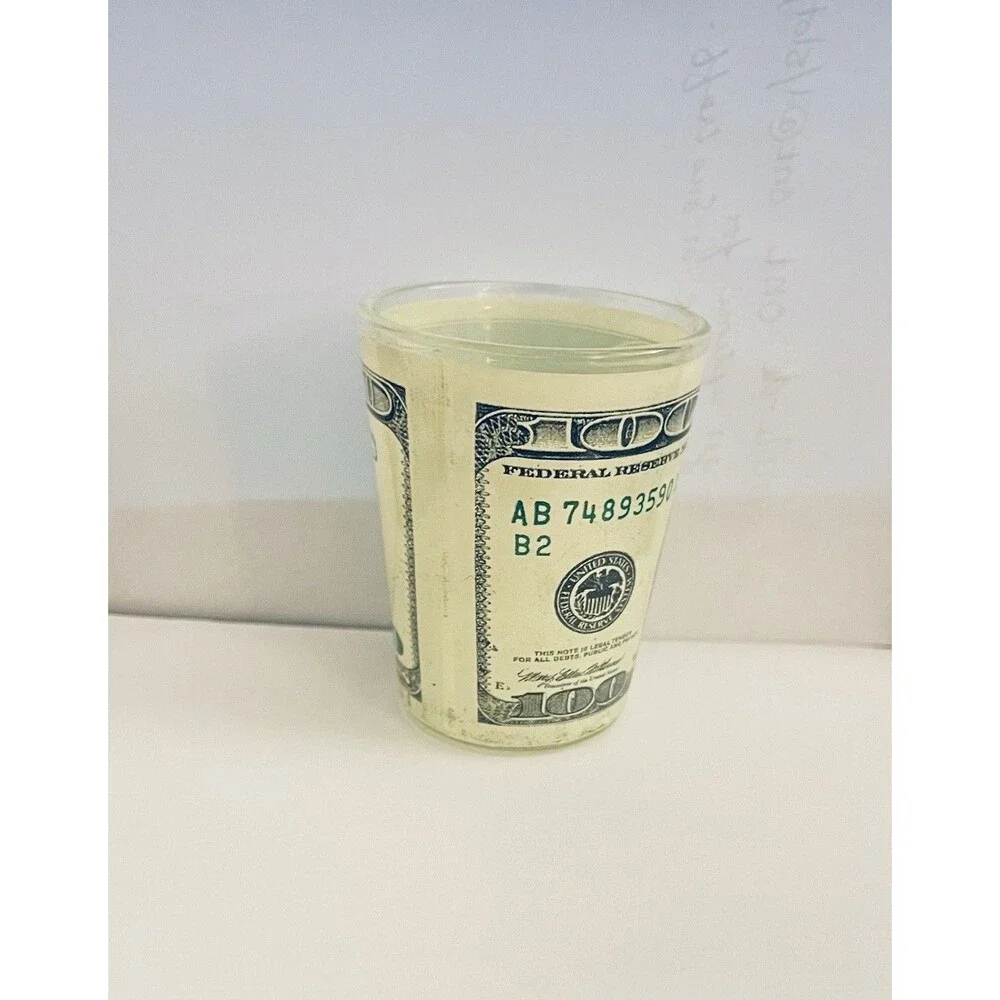 Hundred Dollar Bill Shot Glass